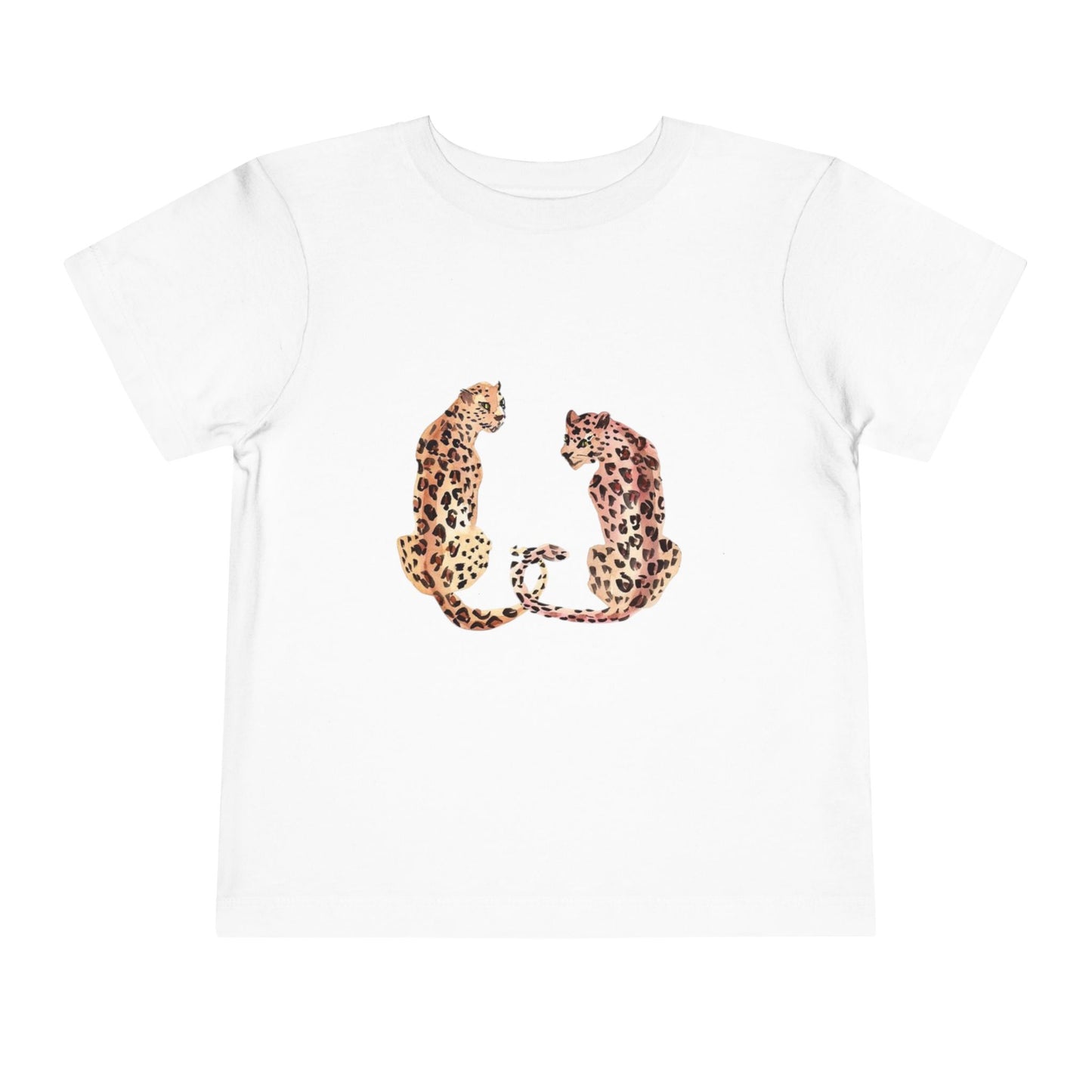 leopard baby tee