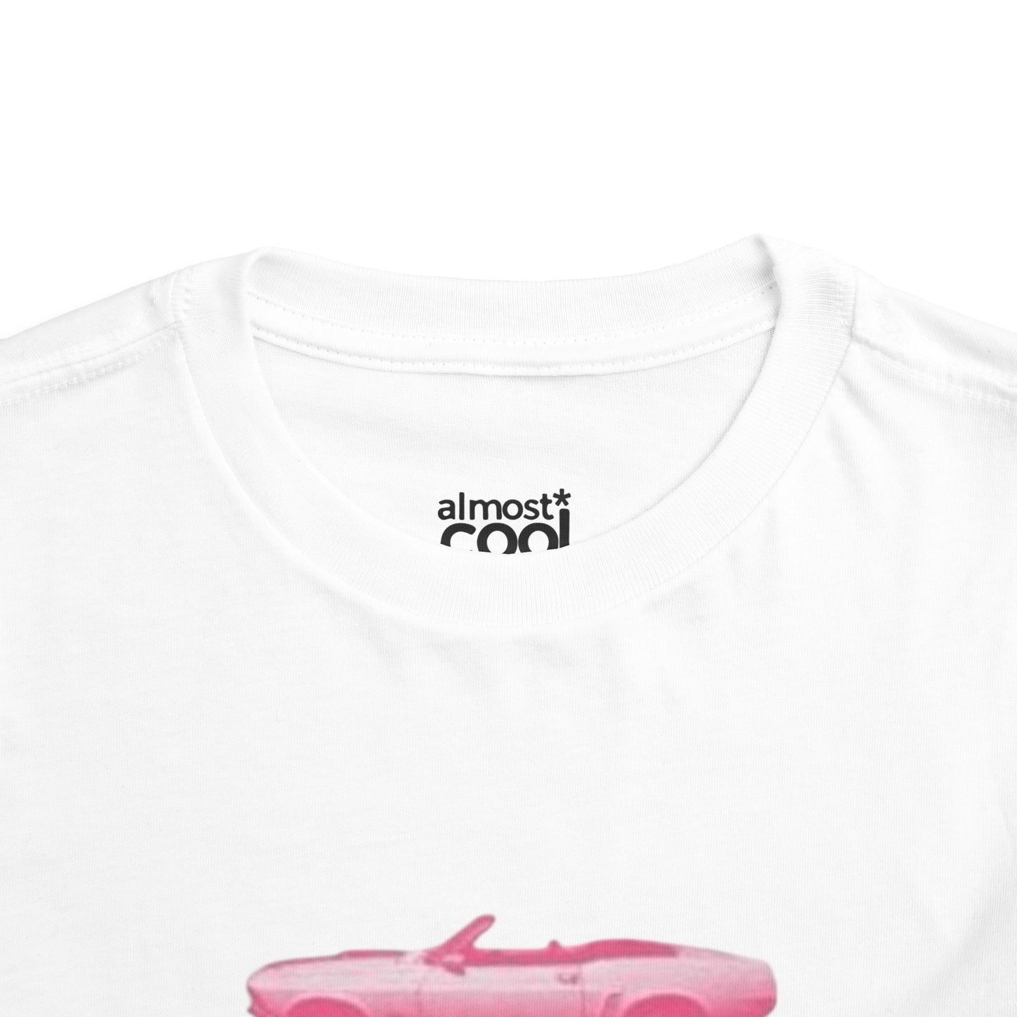 pink cars baby tee