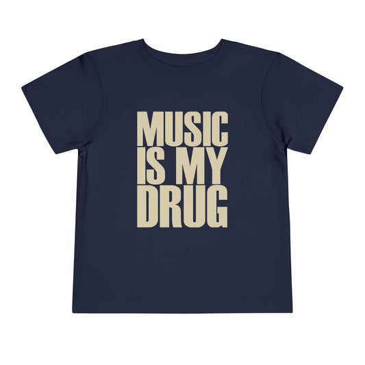 "music is my drug" baby tee