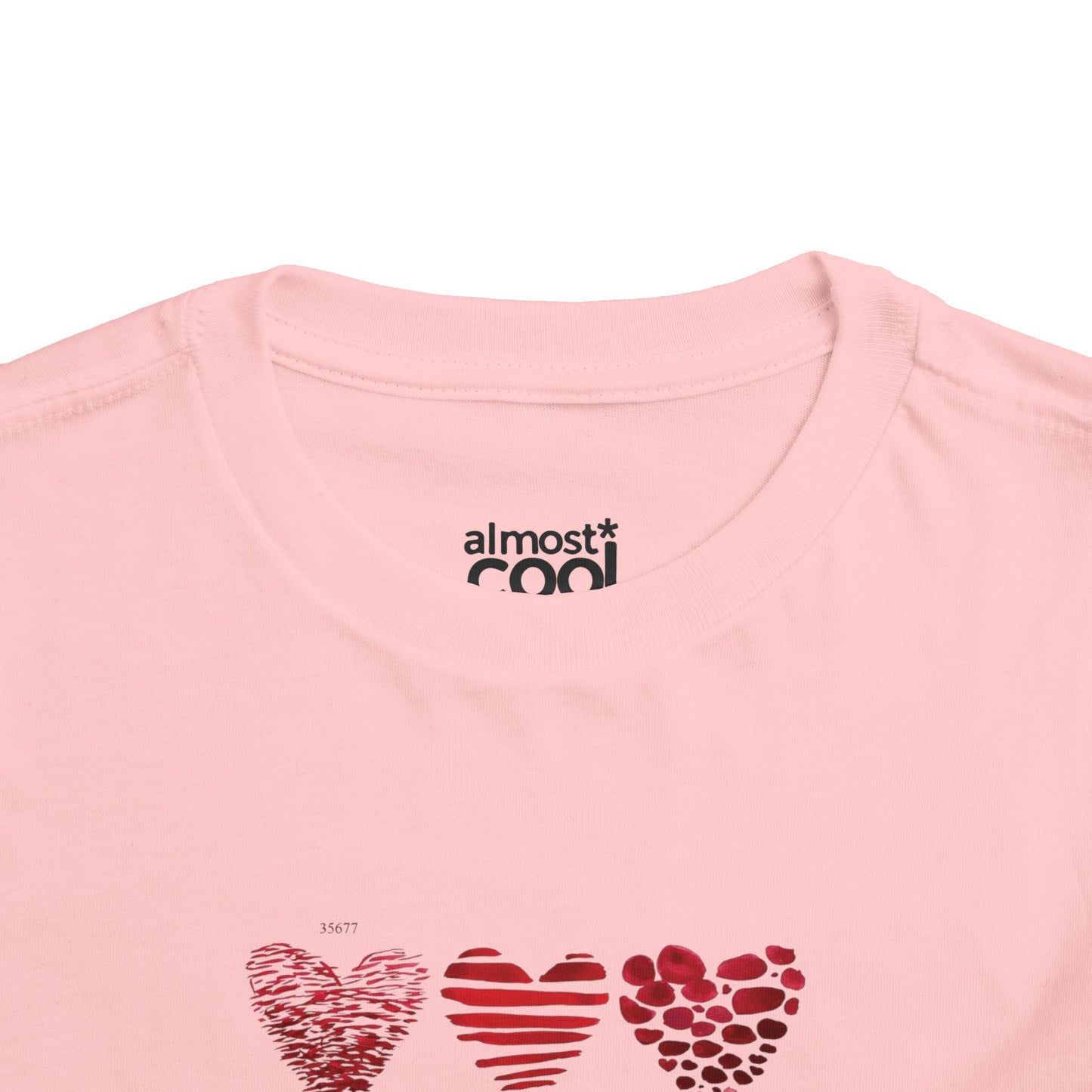 hearts baby tee
