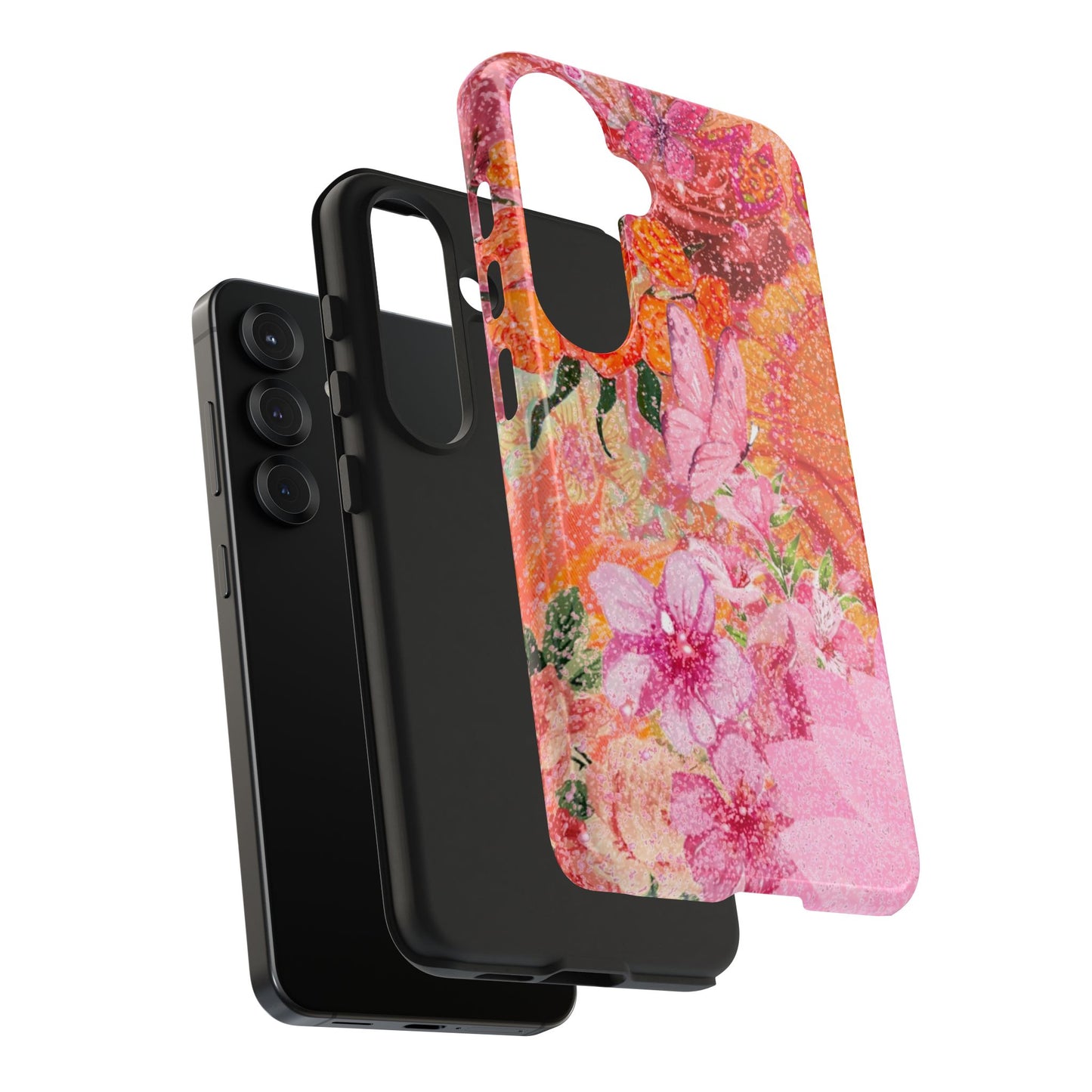 vibrant floral phone case
