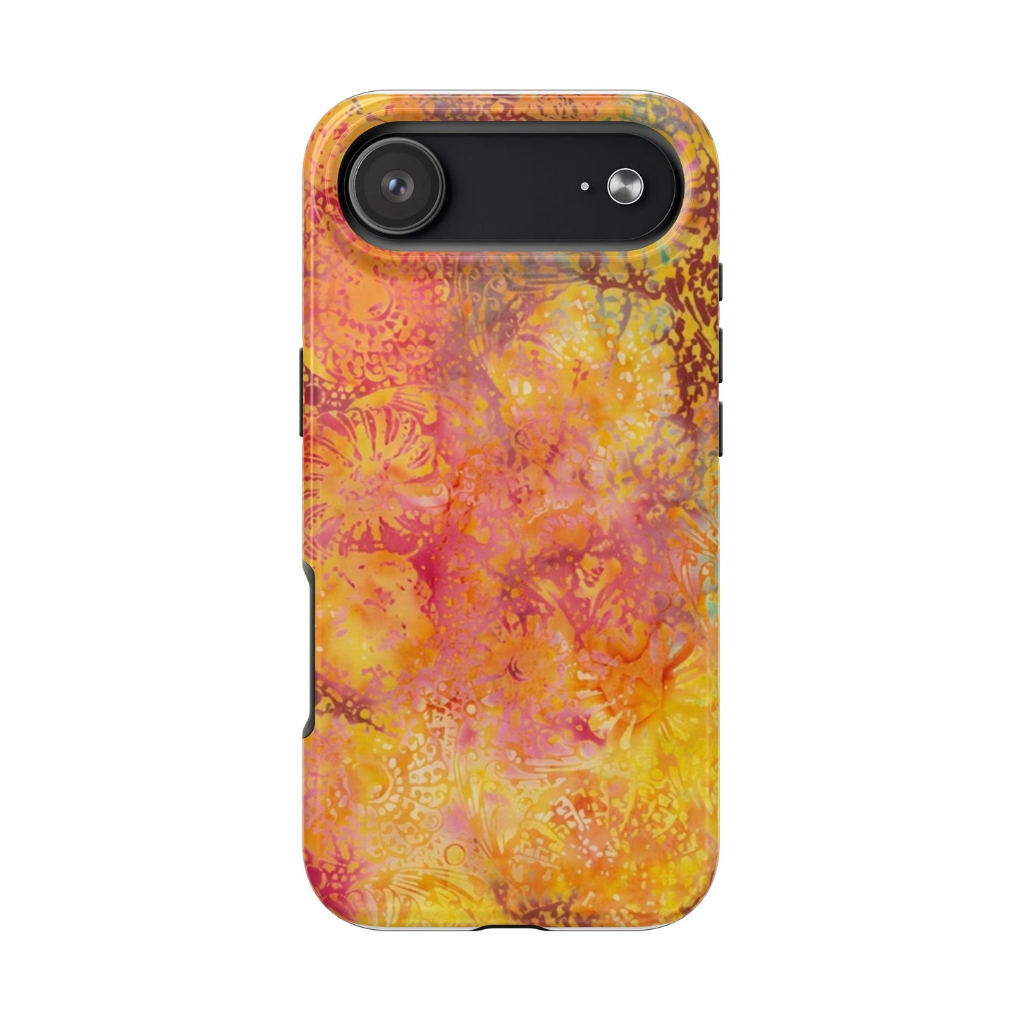 floral yellow phone case