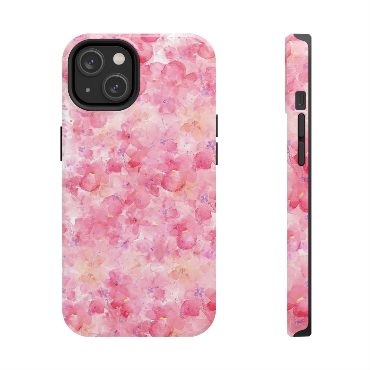 pink floral phone case