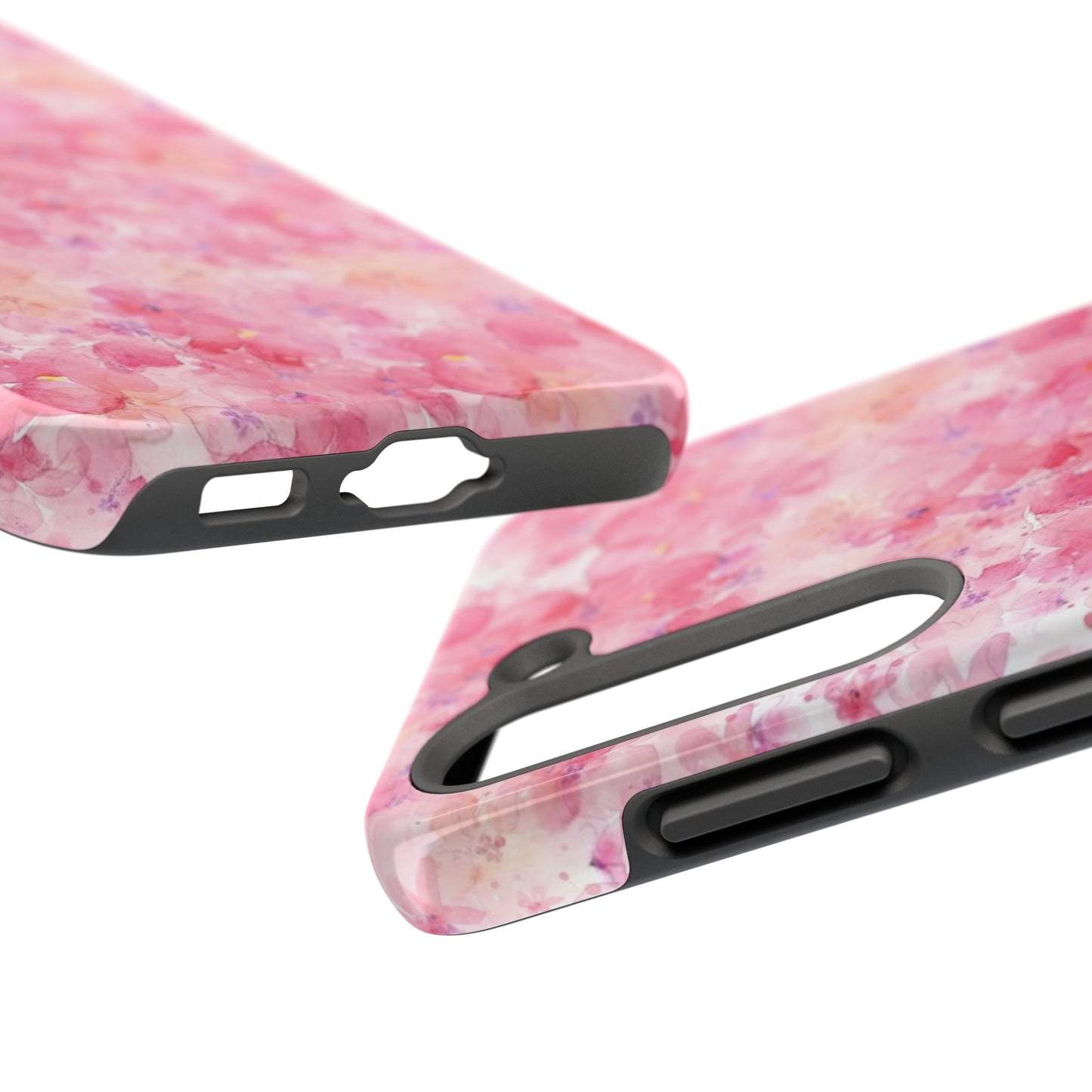 pink floral phone case