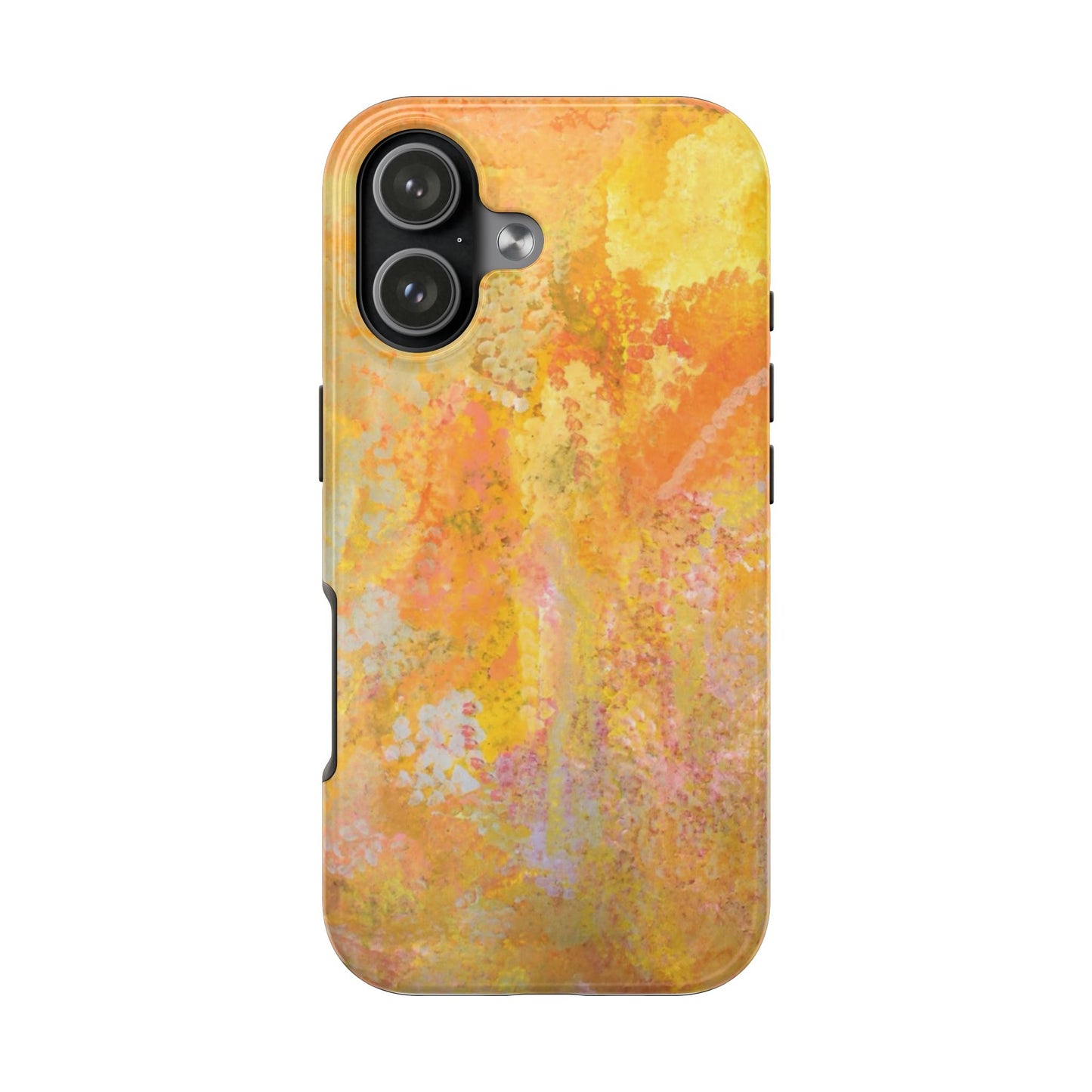 vibrant yellow phone case
