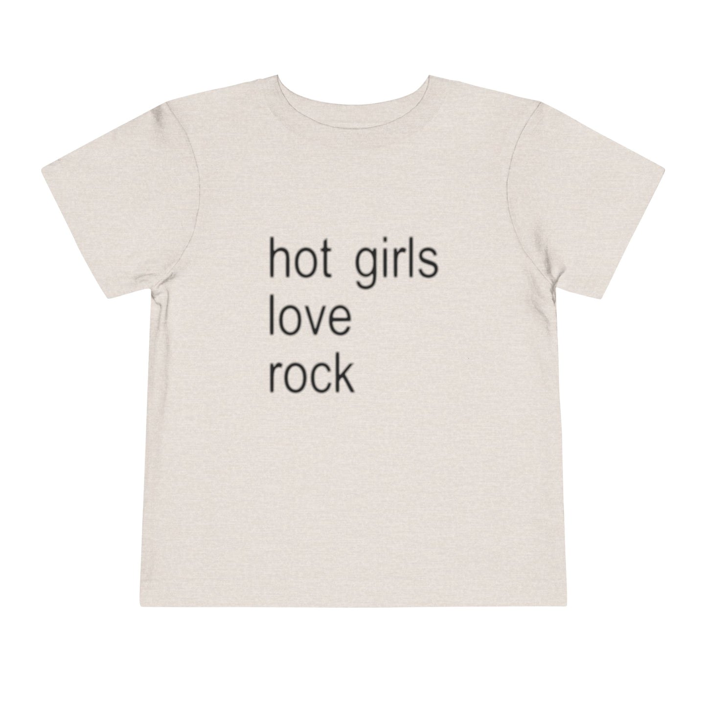 "hot girls love rock" baby tee