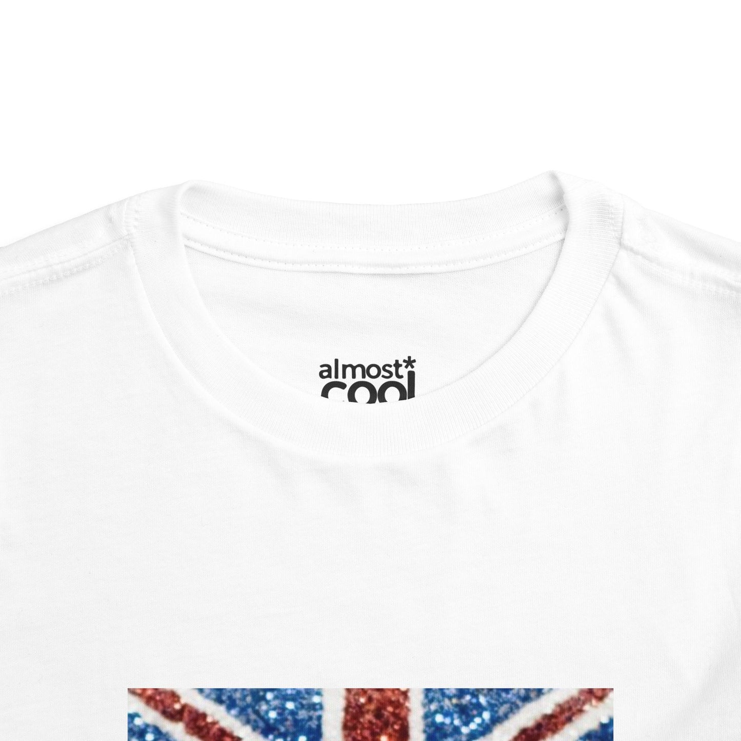 union jack baby tee