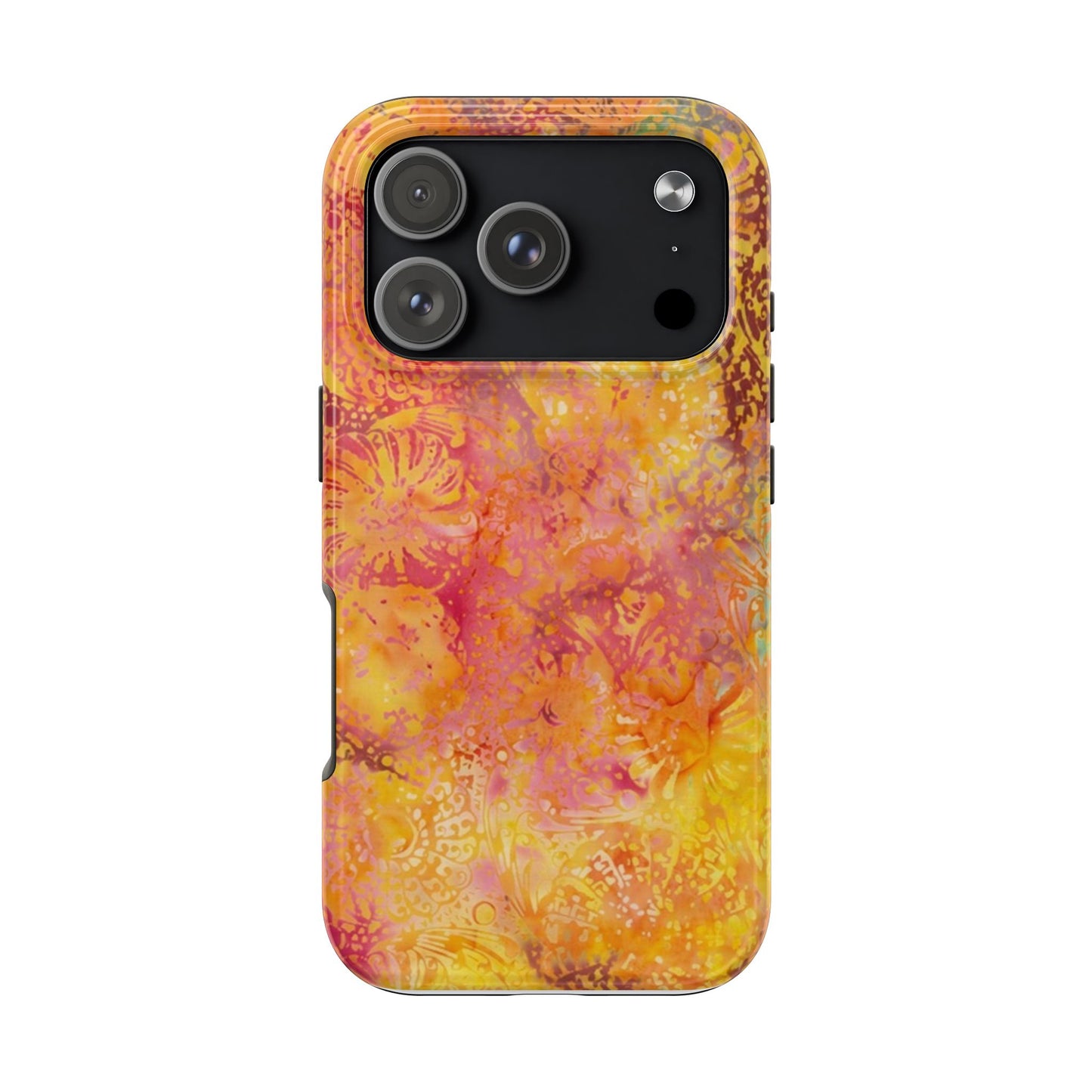 floral yellow phone case
