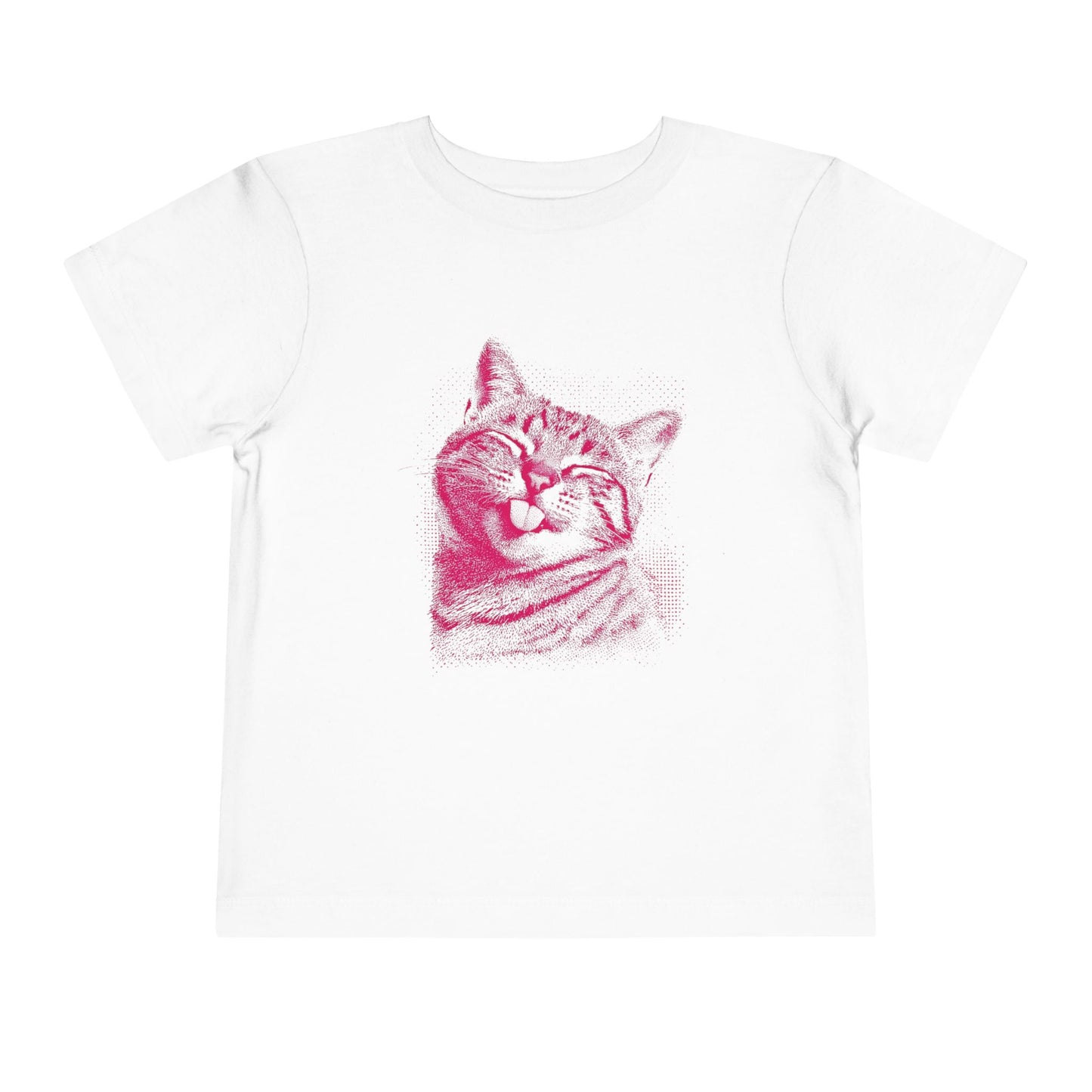 pink kitty baby tee