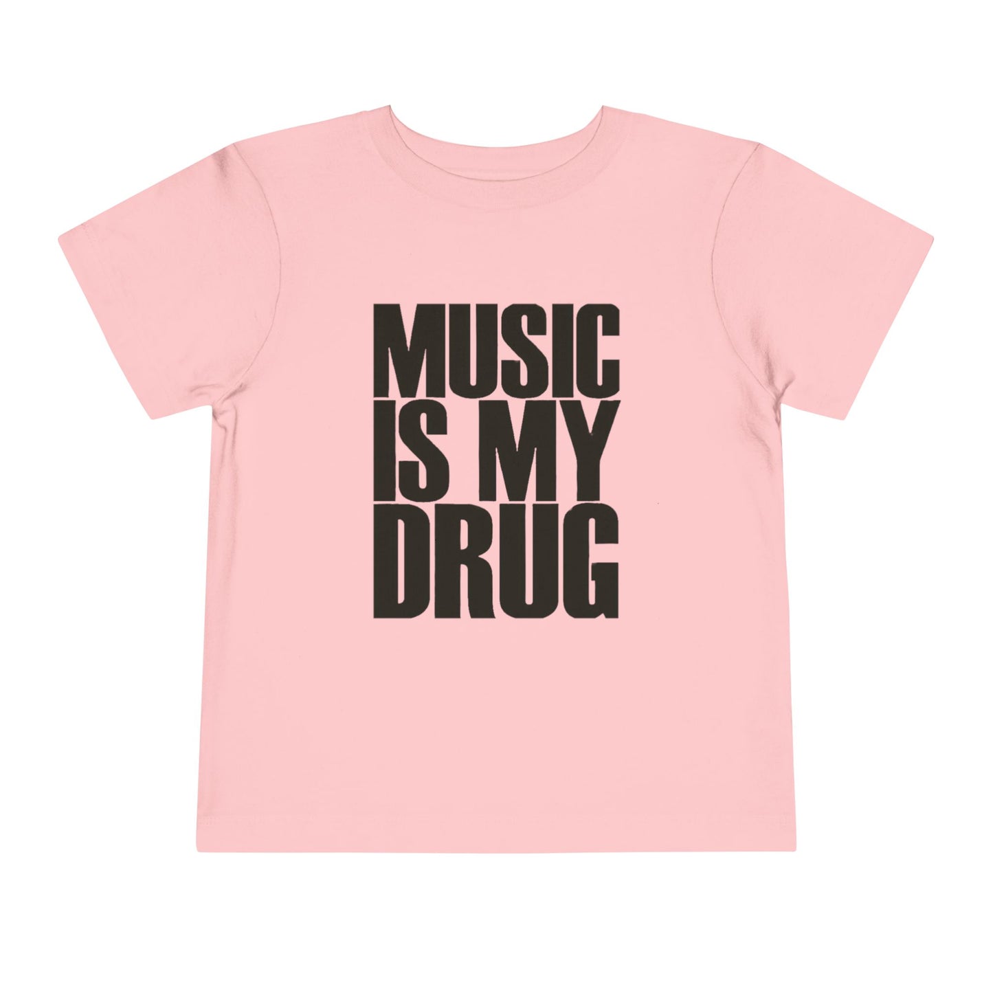 "music is my drug" baby tee