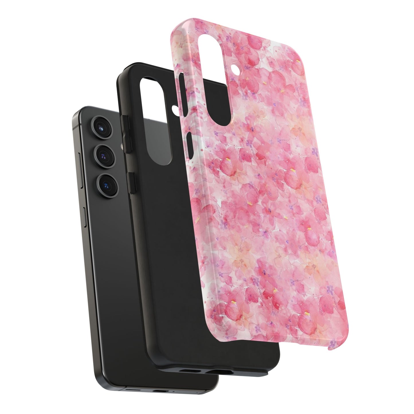 pink floral phone case