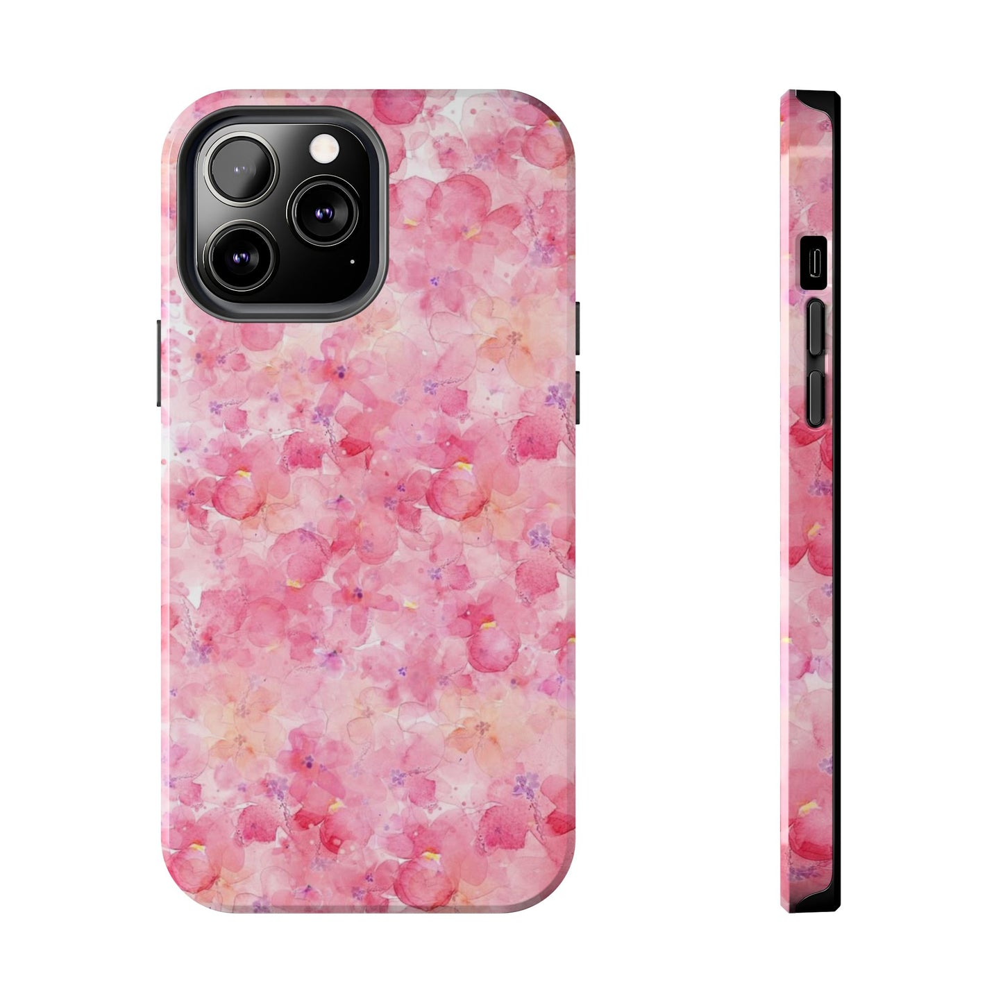 pink floral phone case