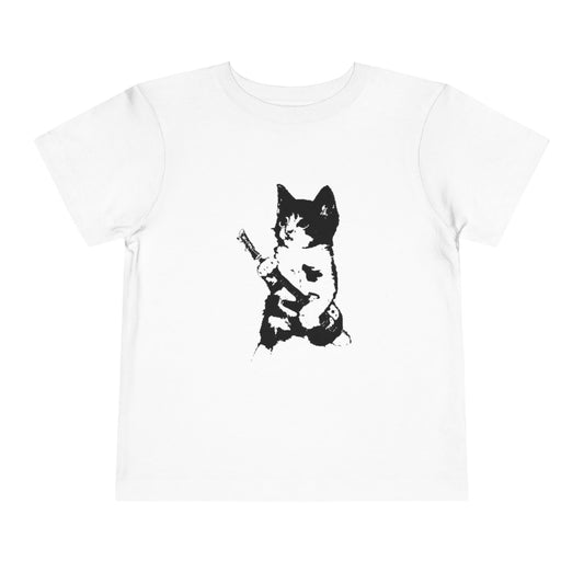 rockstar cat baby tee