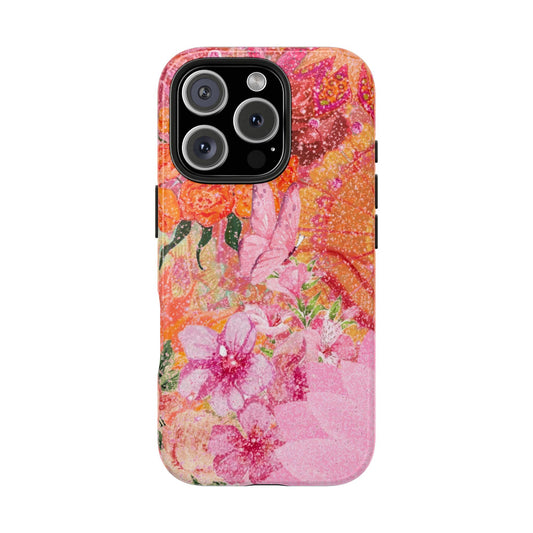vibrant floral phone case