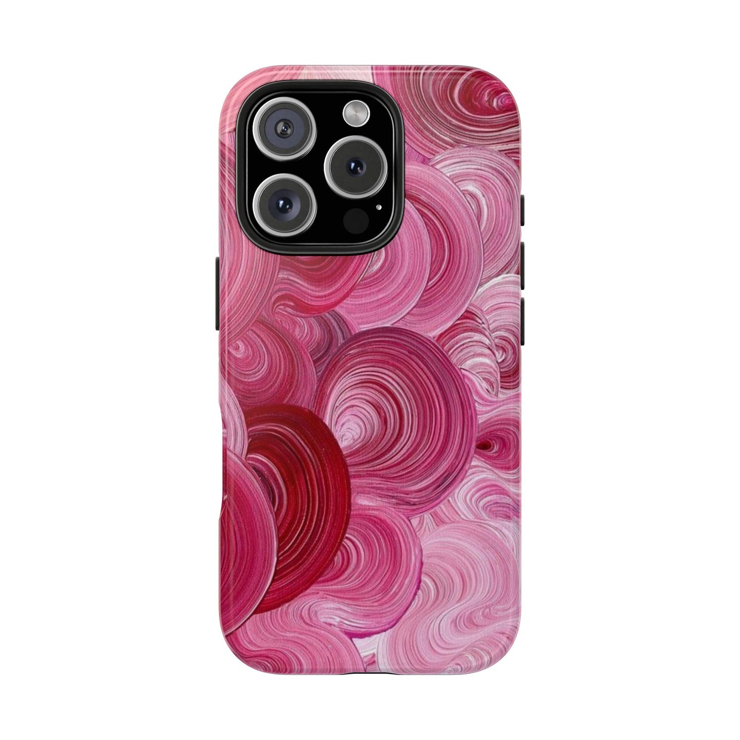 pink swirl phone case
