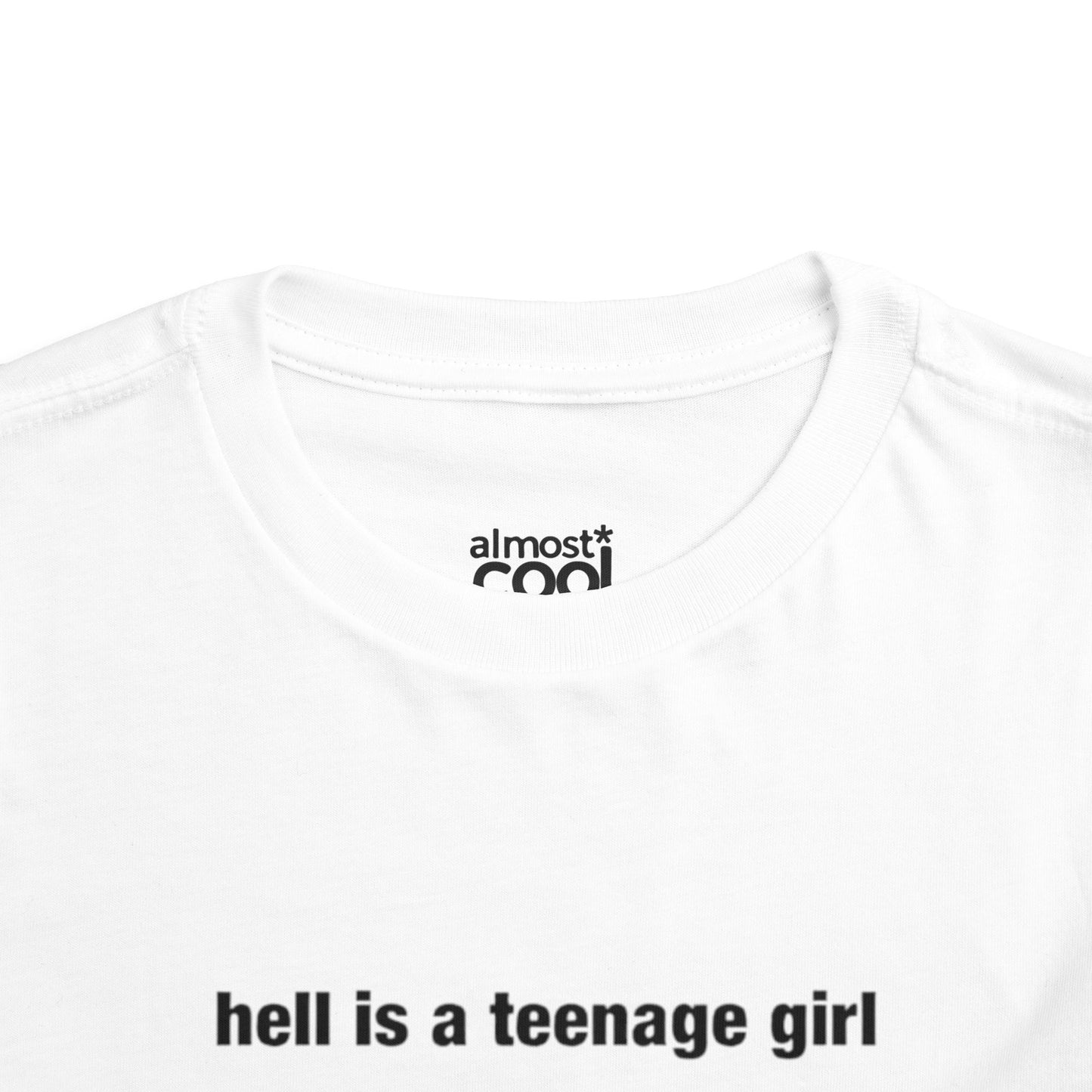 "hell is a teenage girl" baby tee