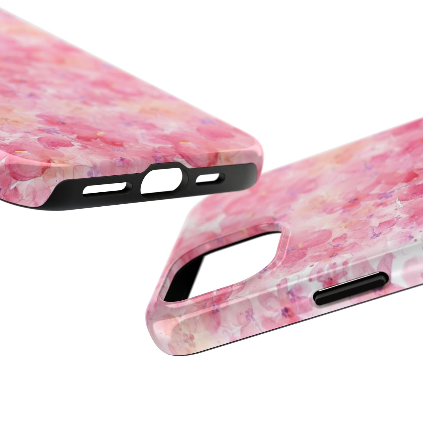 pink floral phone case