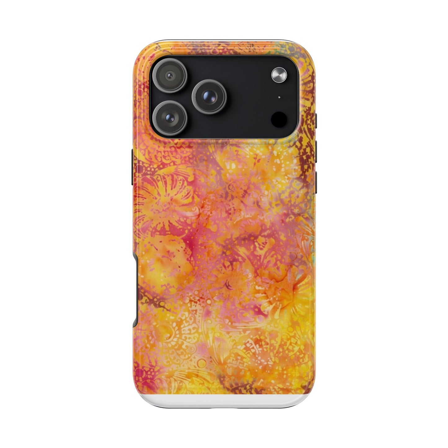 floral yellow phone case