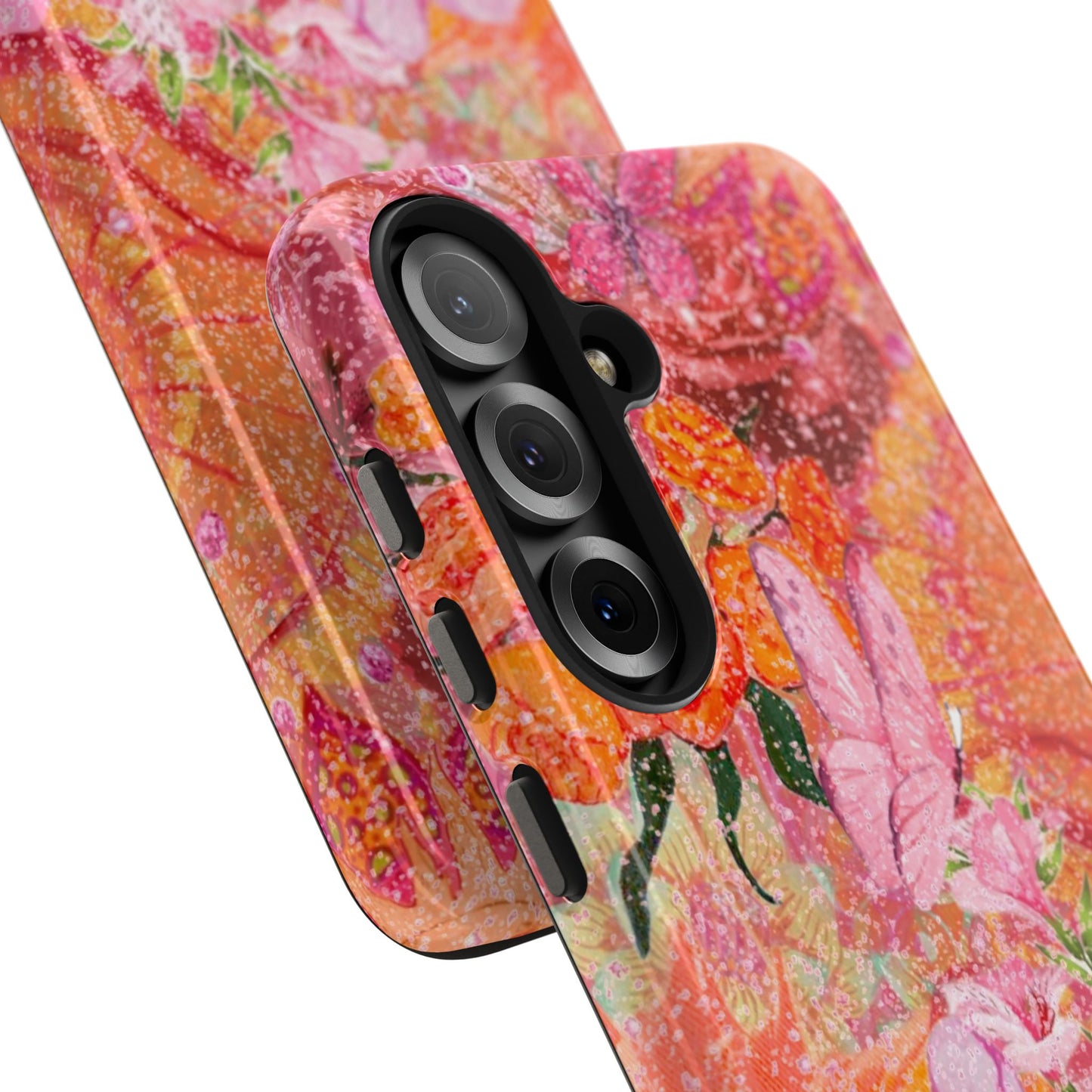 vibrant floral phone case