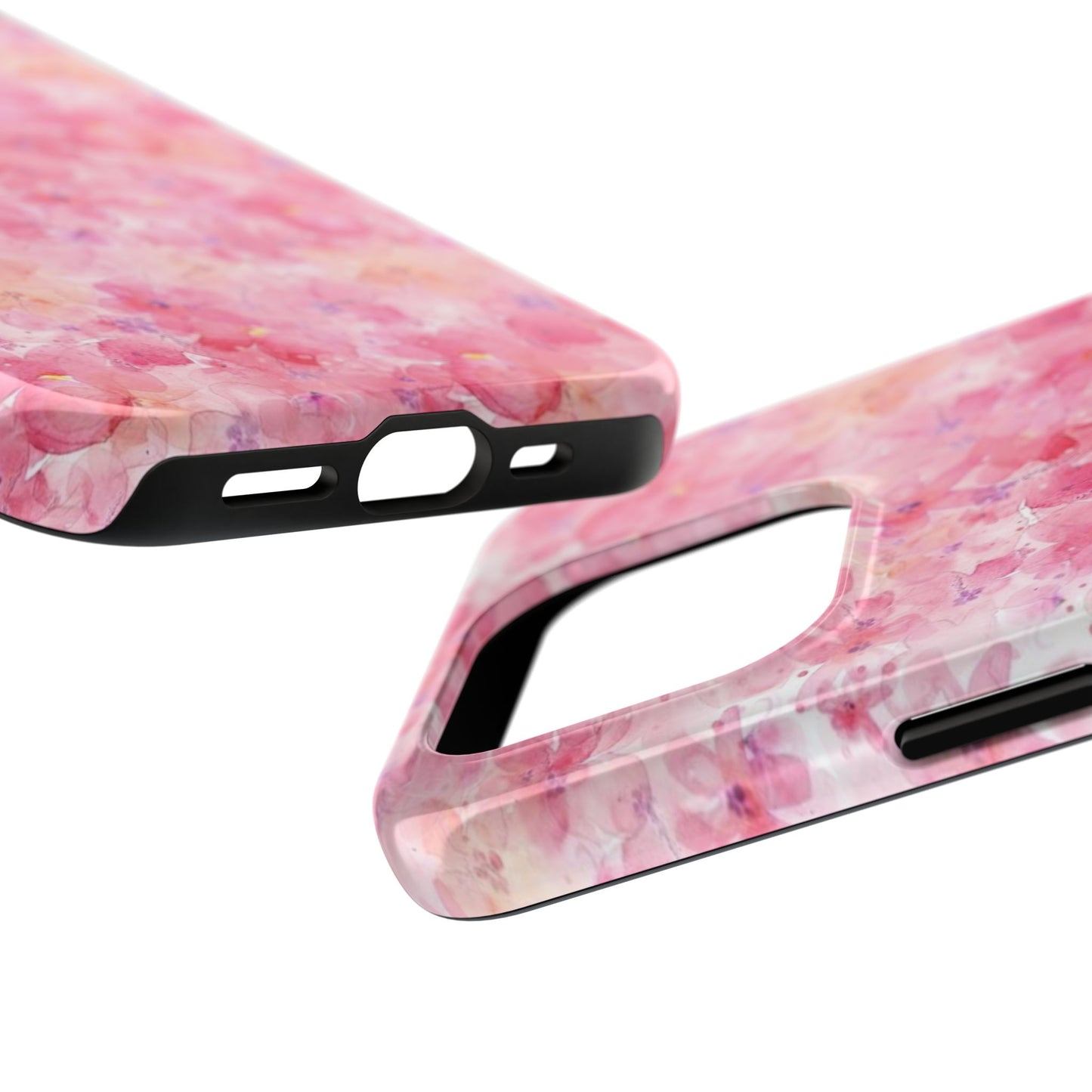 pink floral phone case