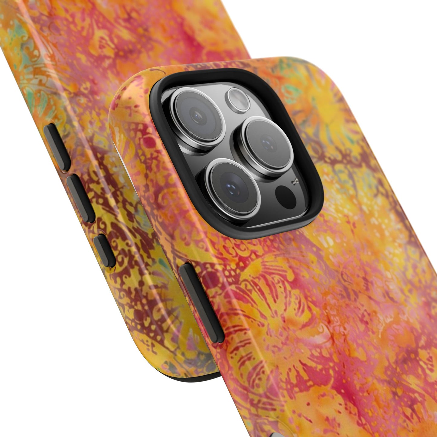 floral yellow phone case