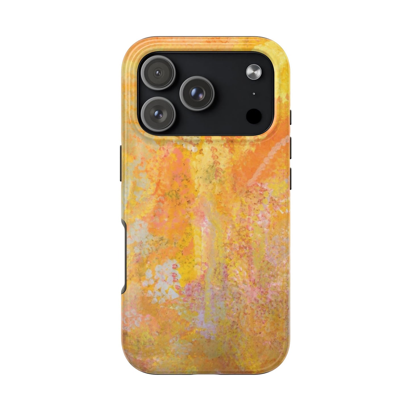 vibrant yellow phone case