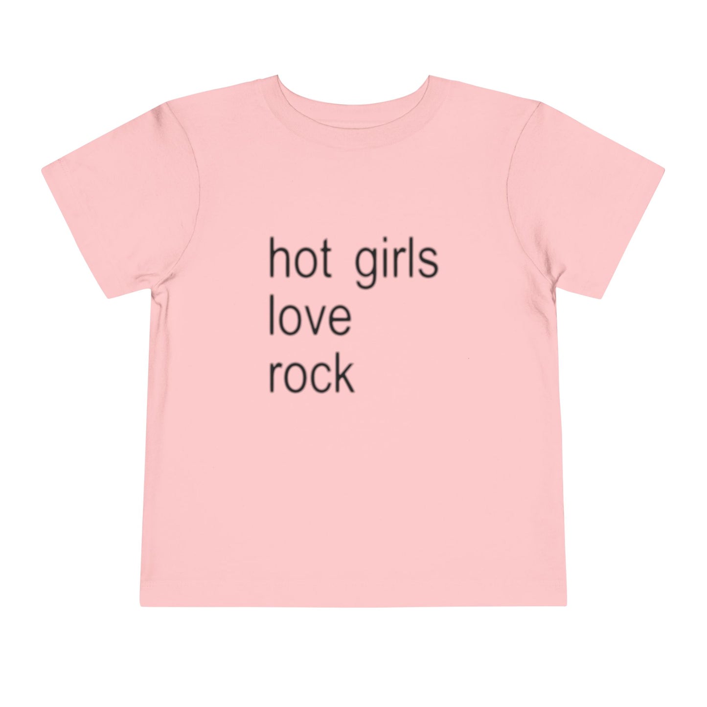 "hot girls love rock" baby tee