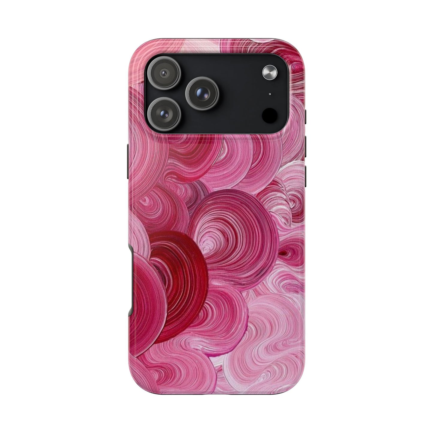 pink swirl phone case