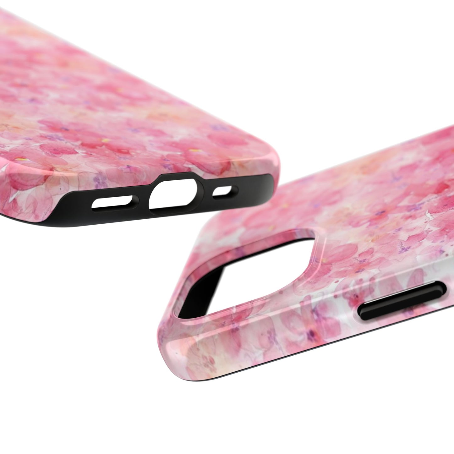 pink floral phone case