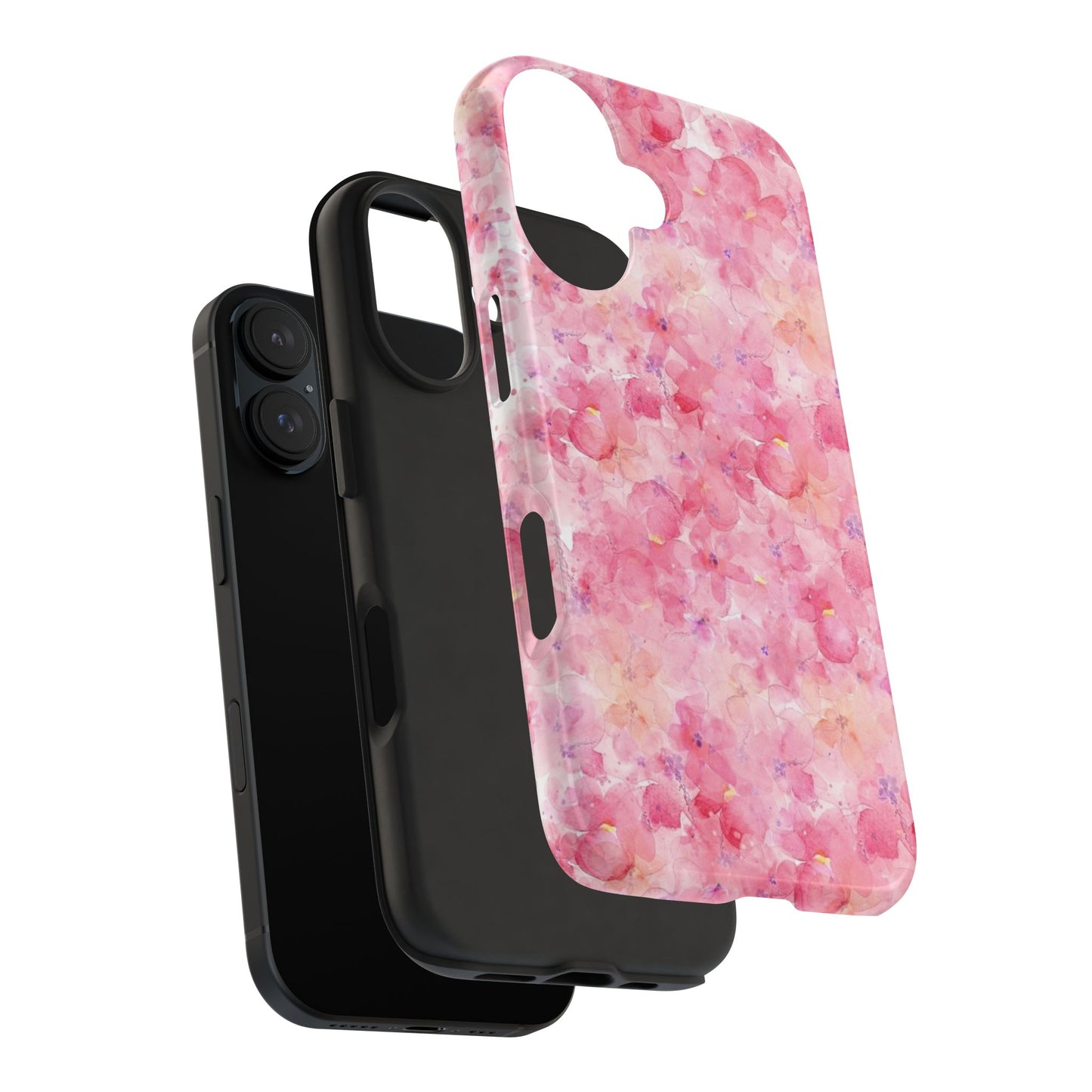 pink floral phone case