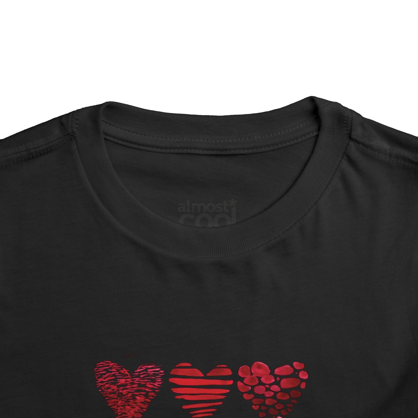 hearts baby tee