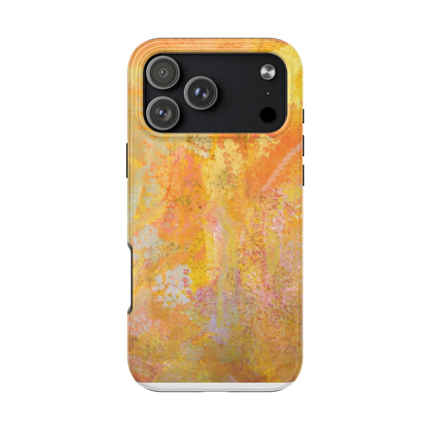 vibrant yellow phone case