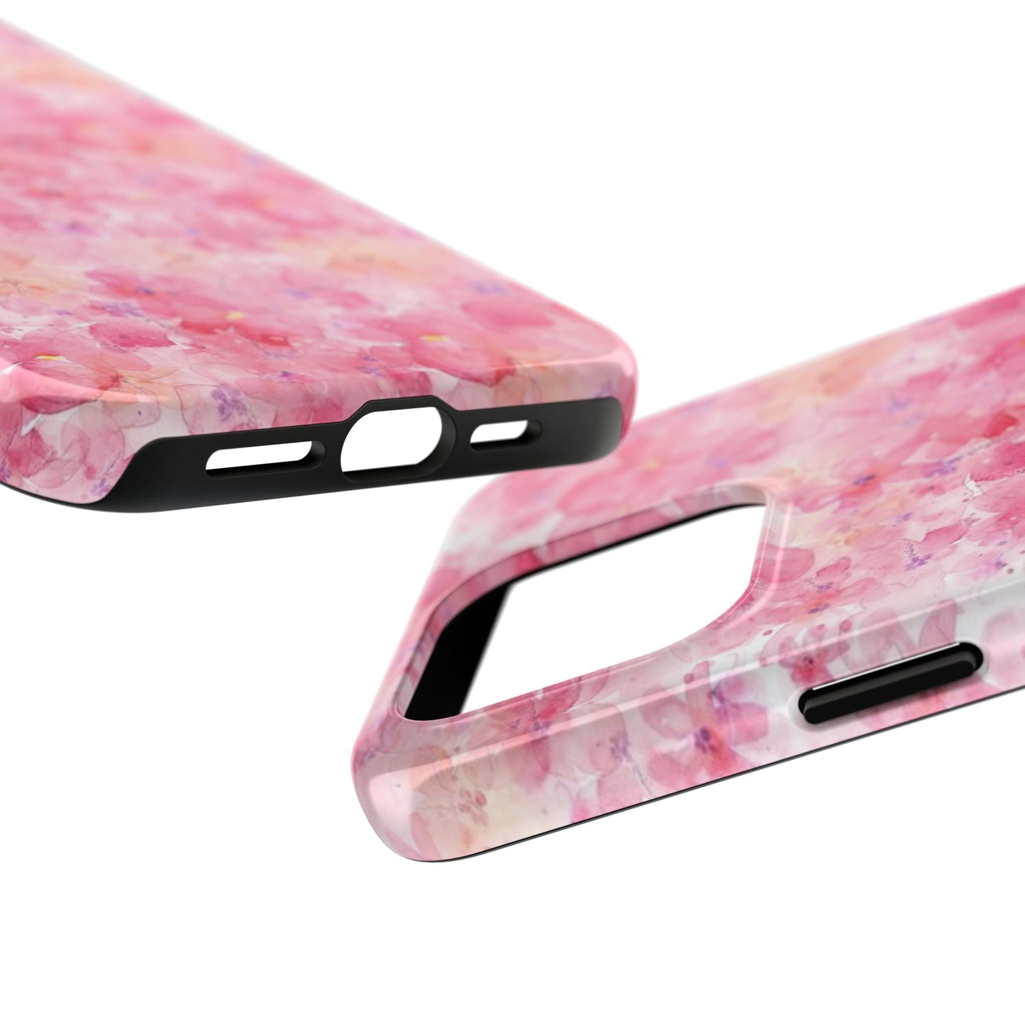 pink floral phone case