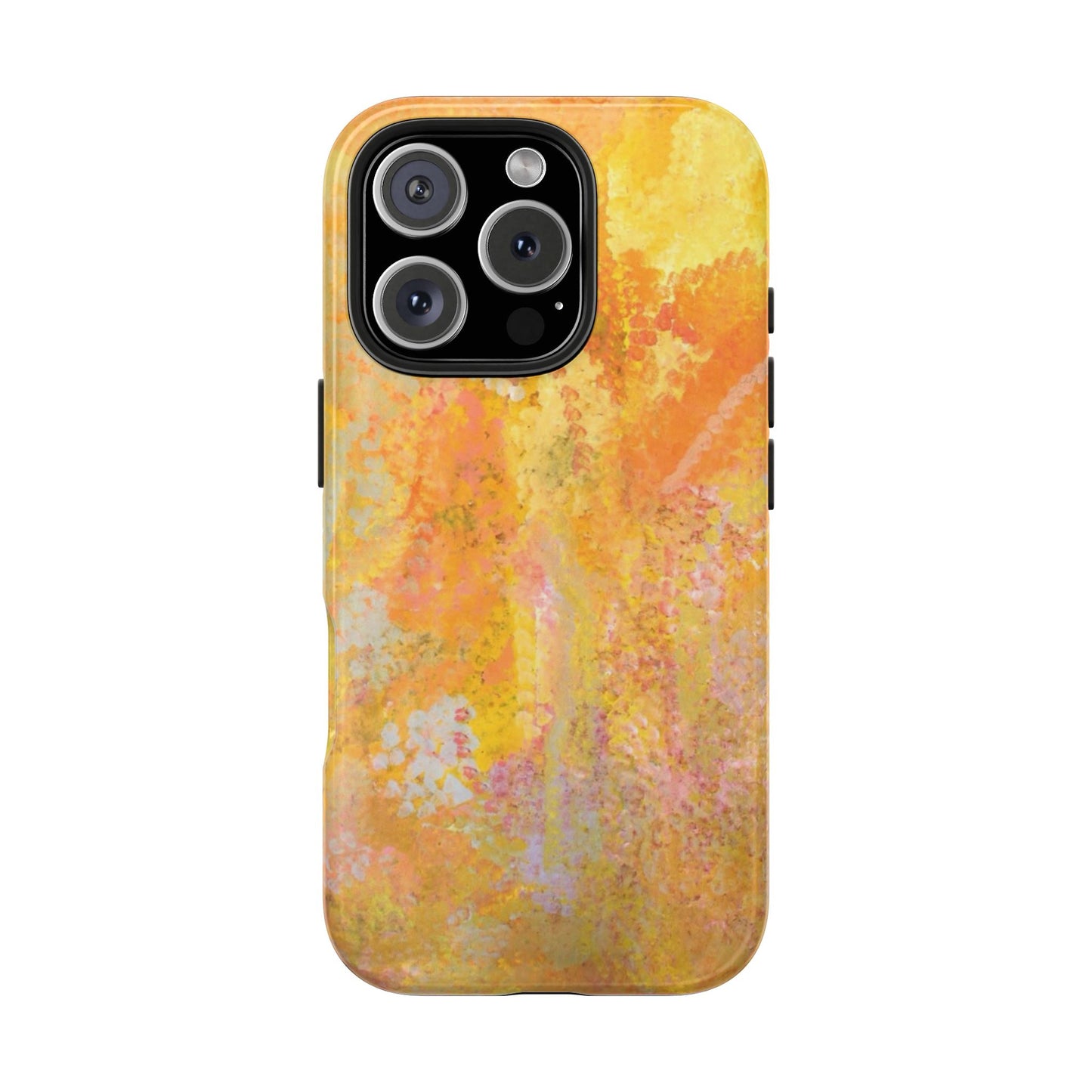 vibrant yellow phone case