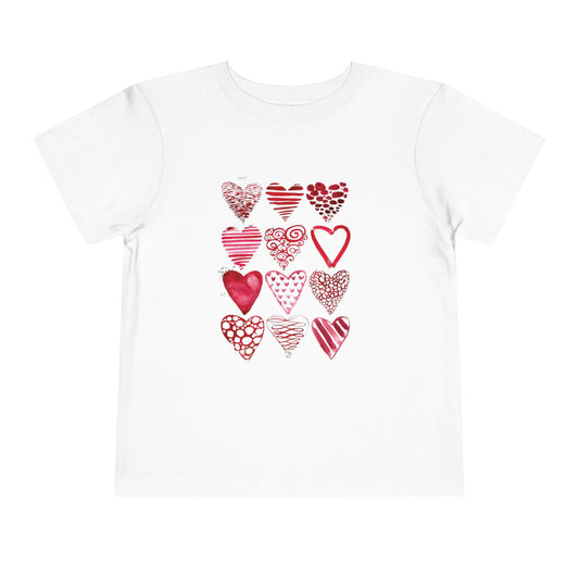 hearts baby tee