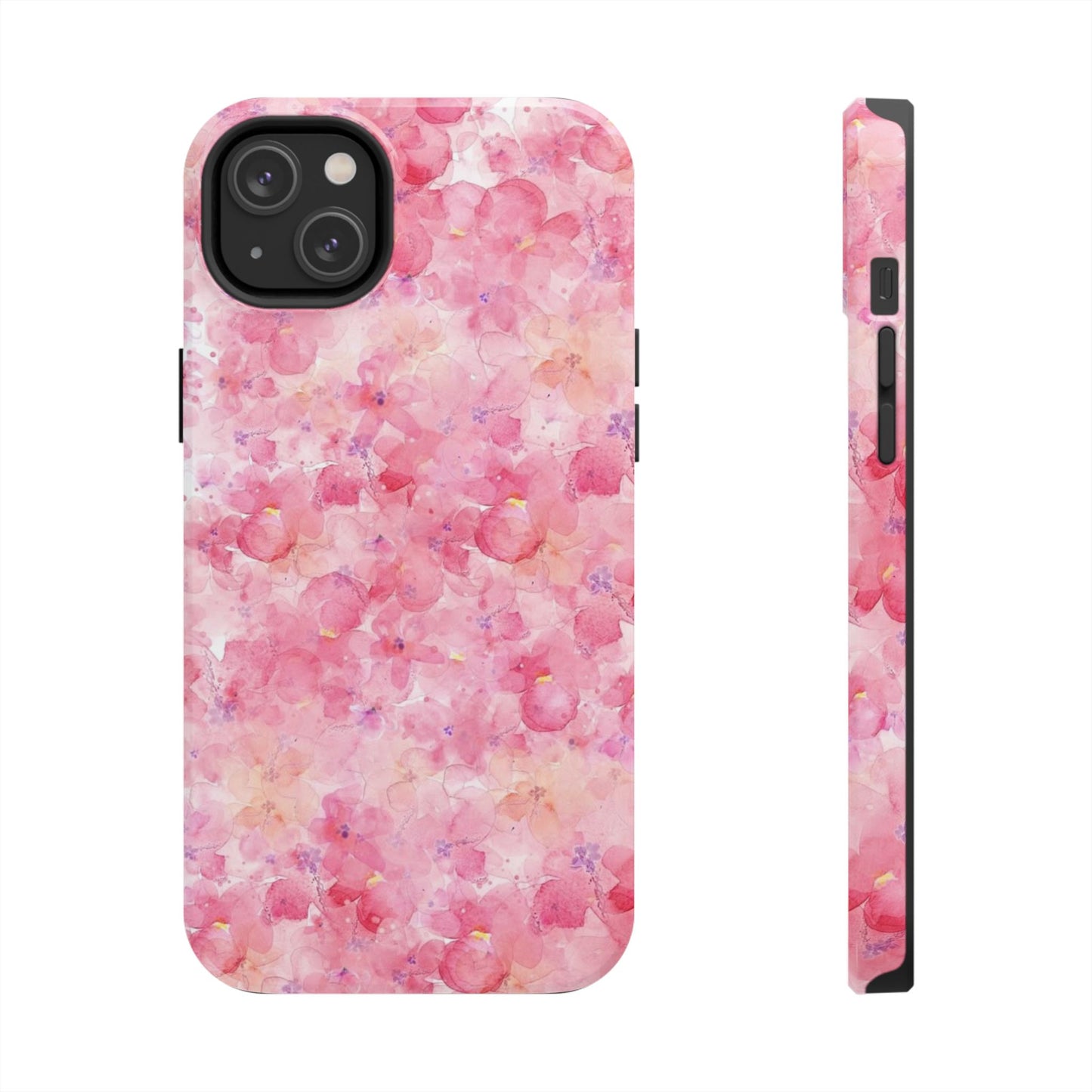 pink floral phone case