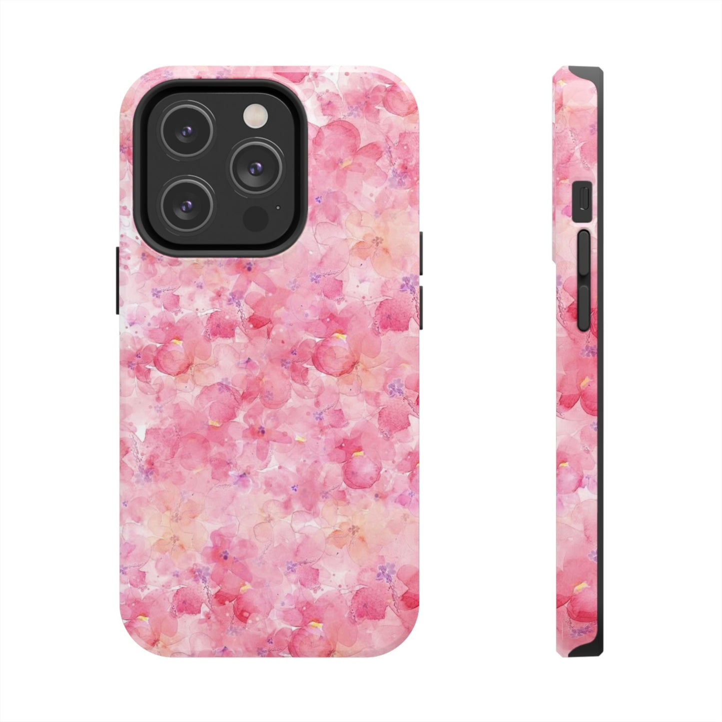 pink floral phone case