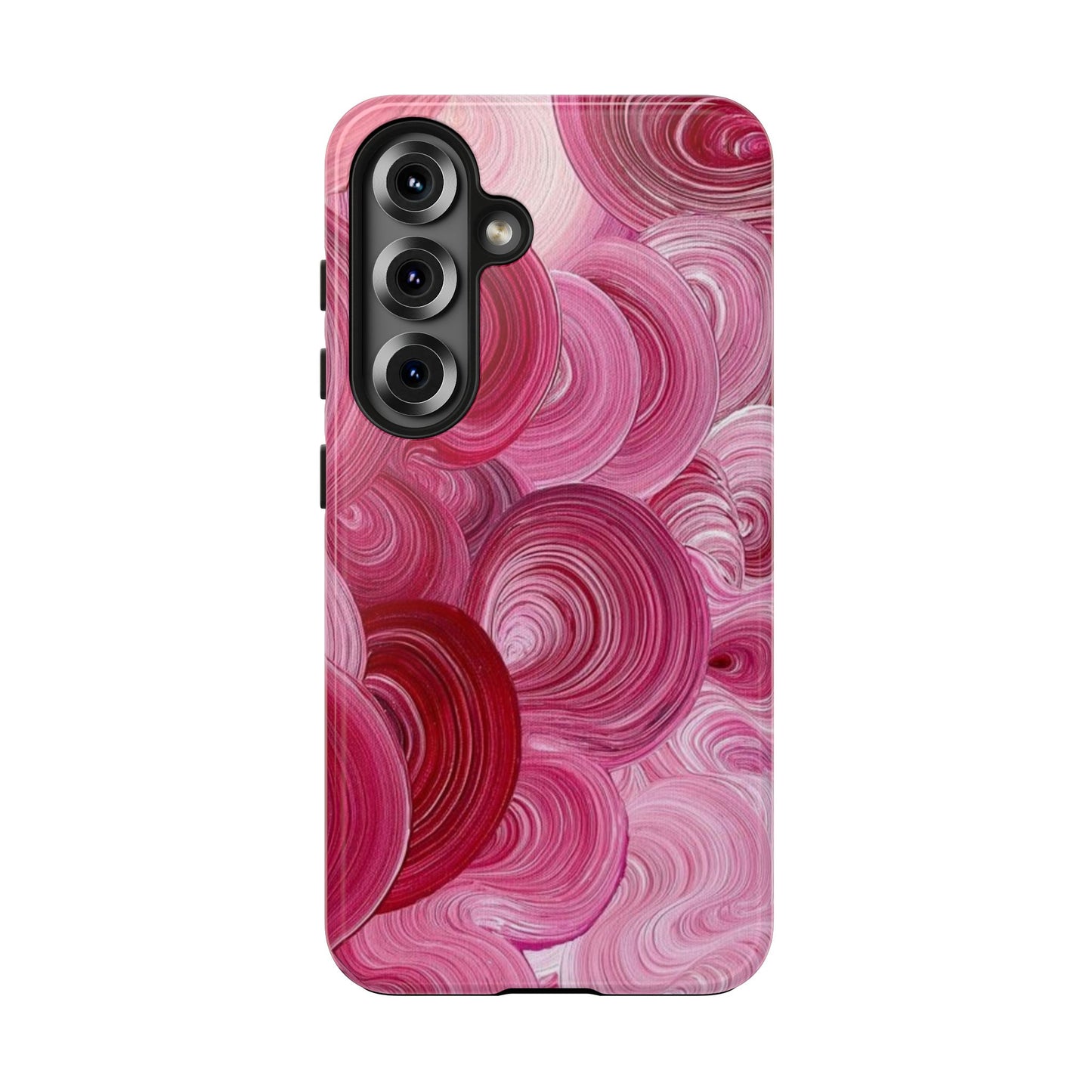 pink swirl phone case