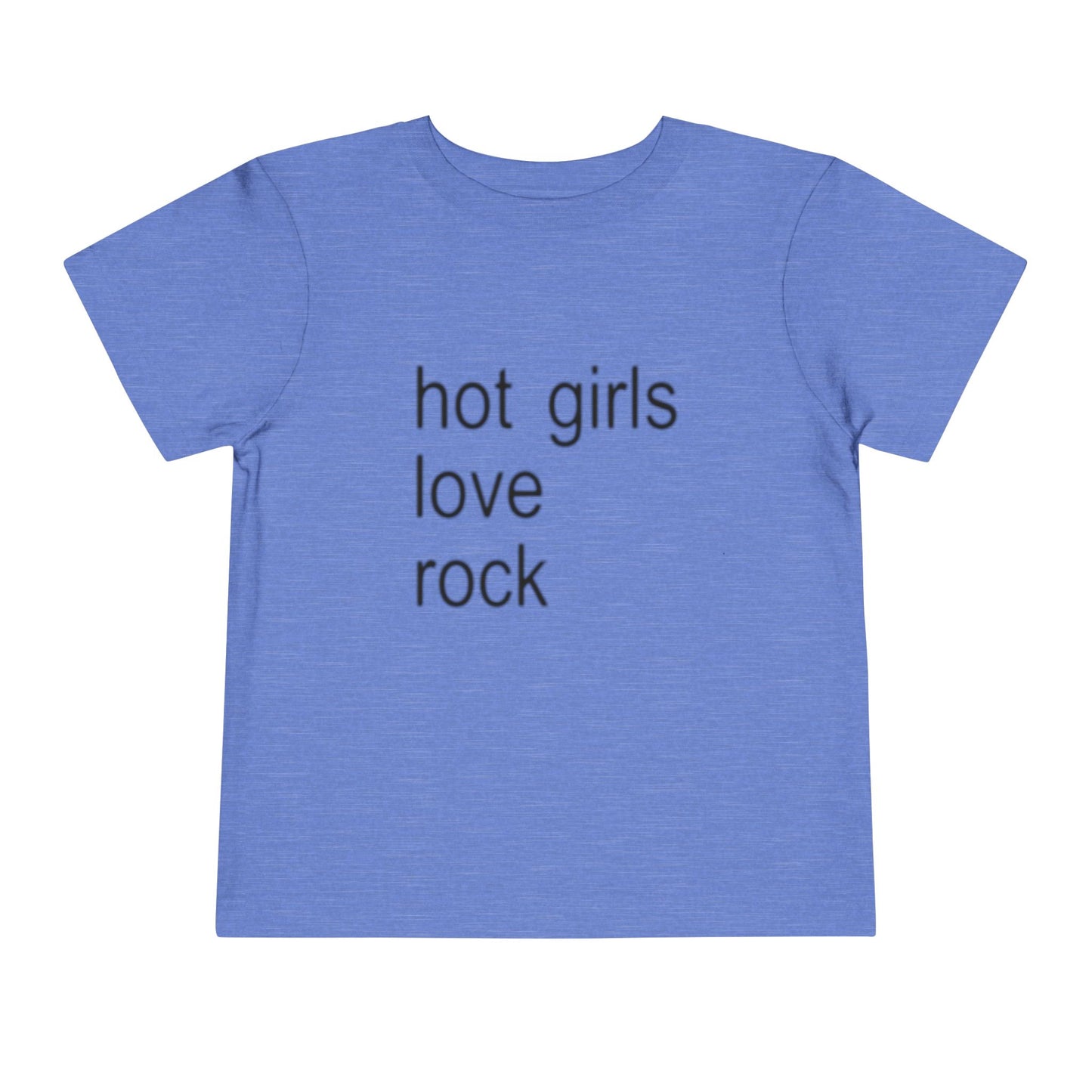 "hot girls love rock" baby tee
