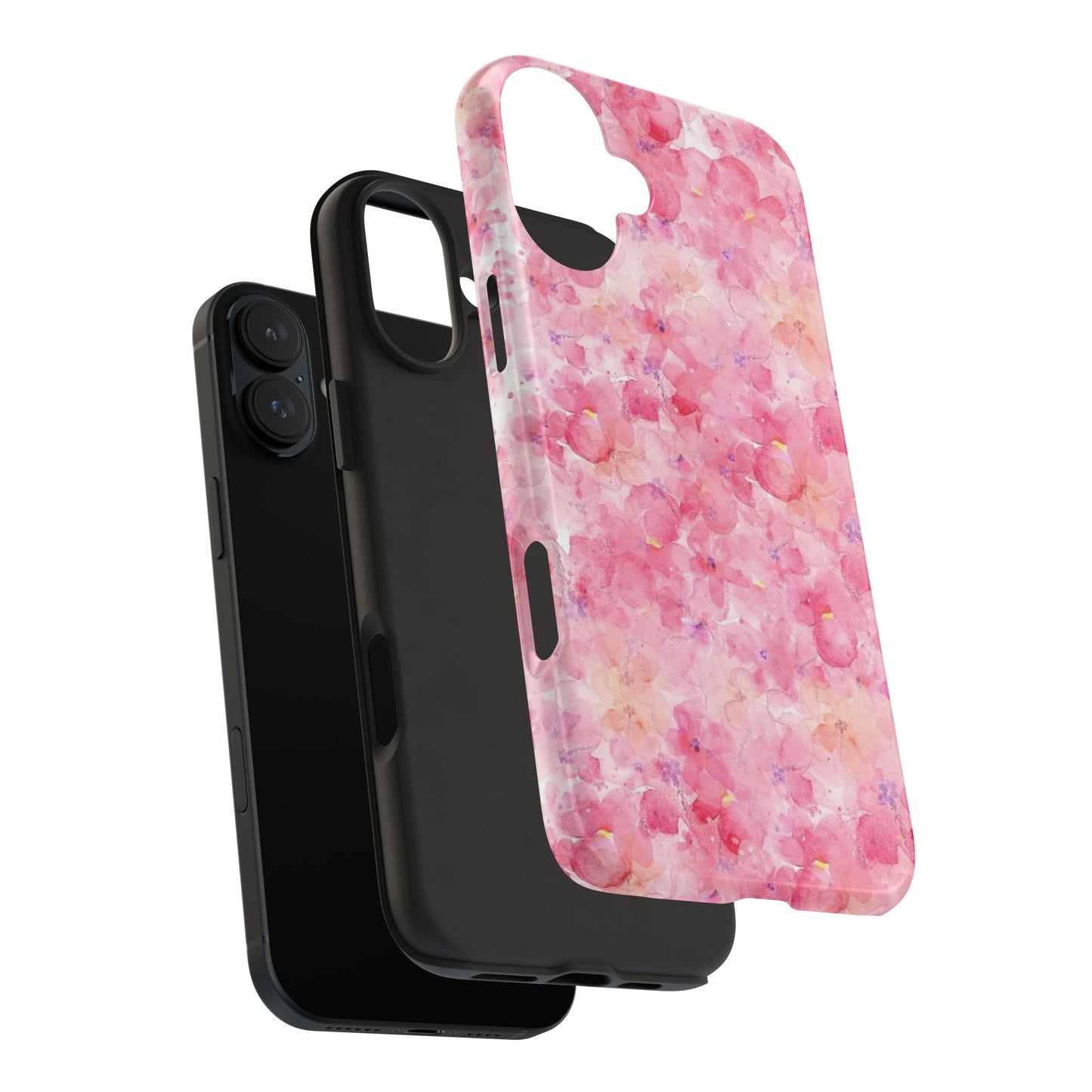 pink floral phone case
