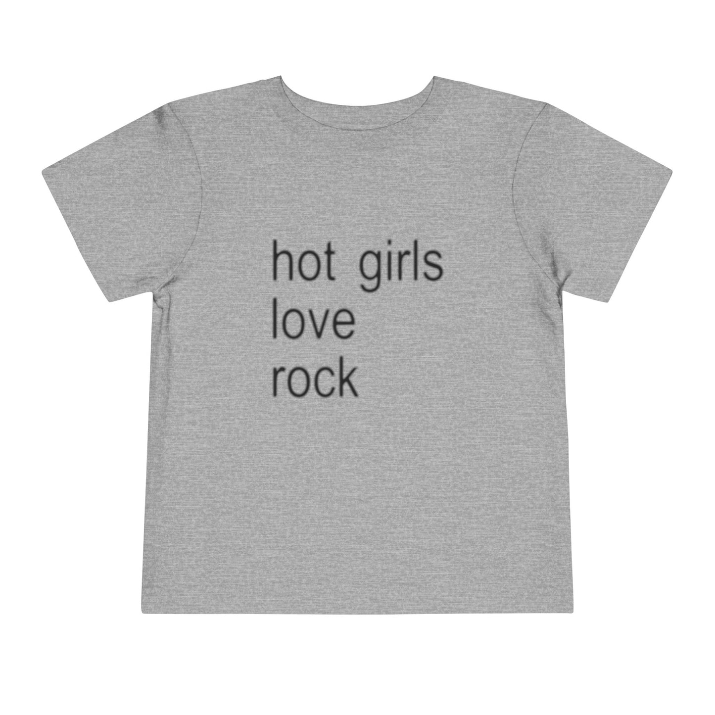 "hot girls love rock" baby tee