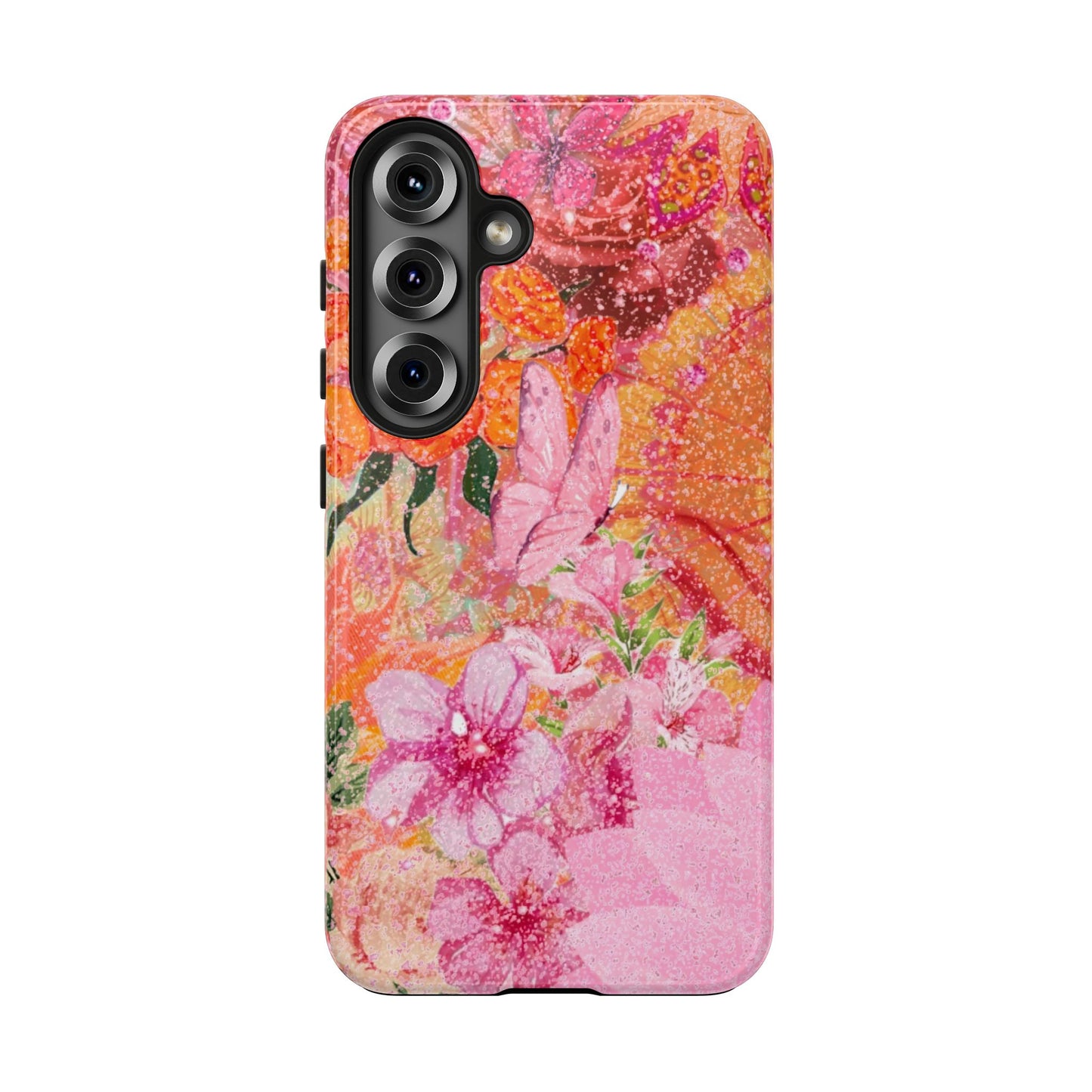 vibrant floral phone case