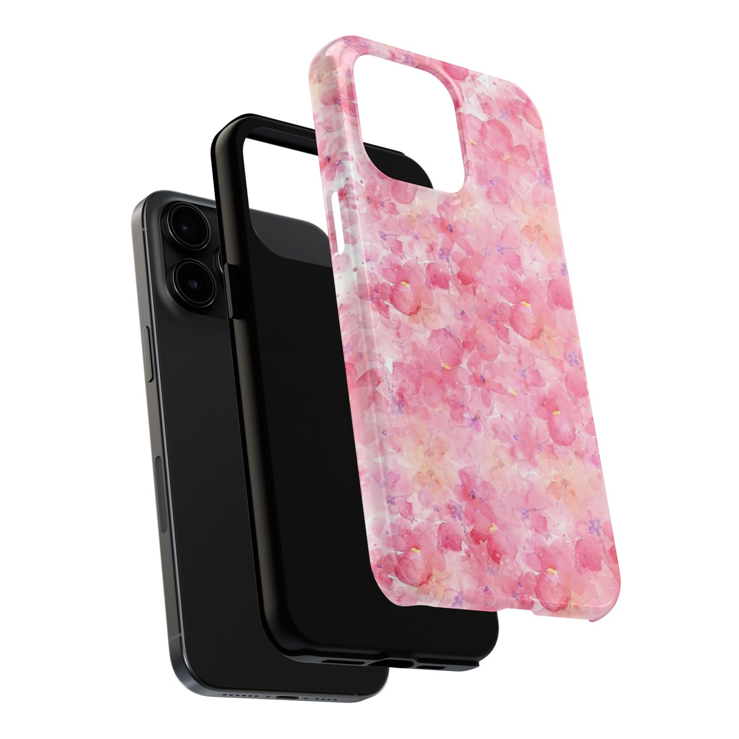 pink floral phone case