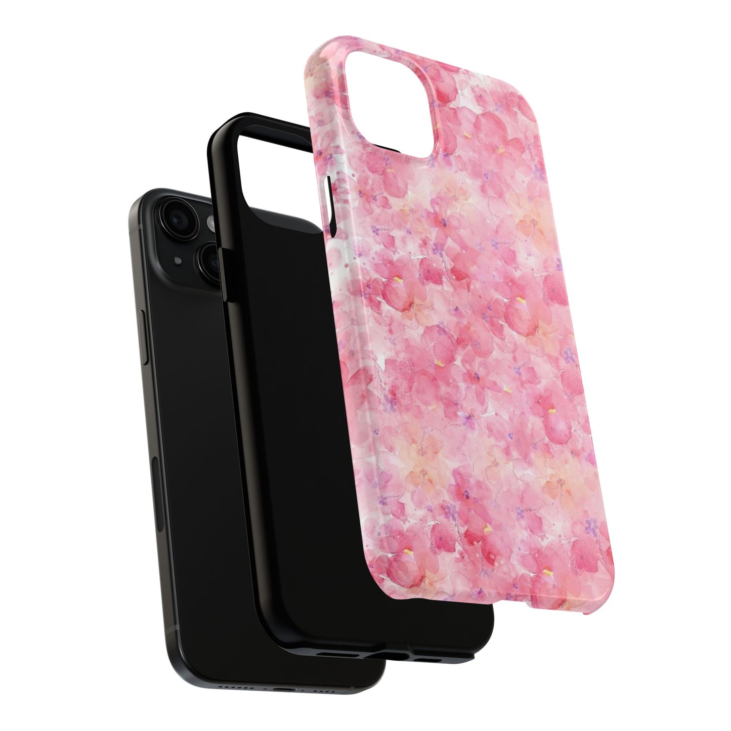 pink floral phone case