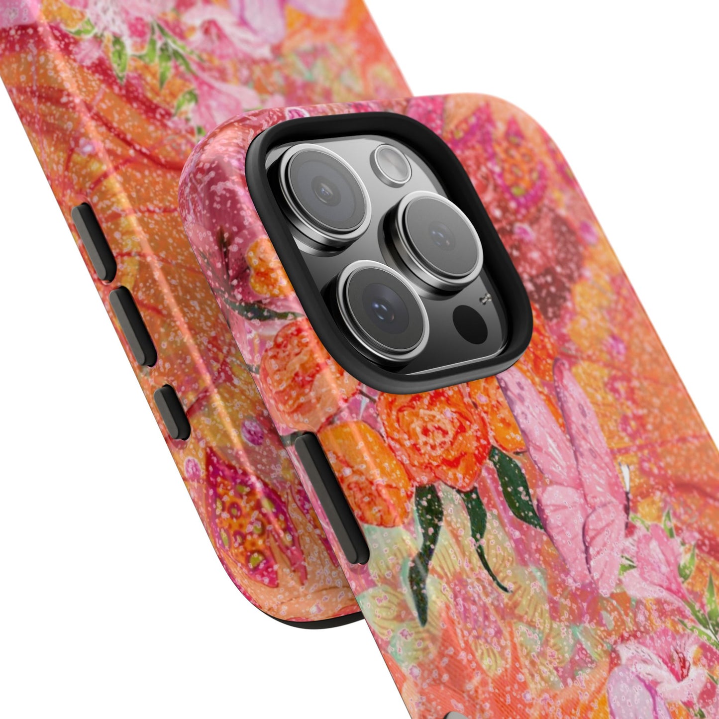 vibrant floral phone case