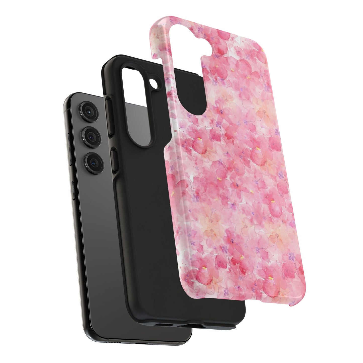 pink floral phone case