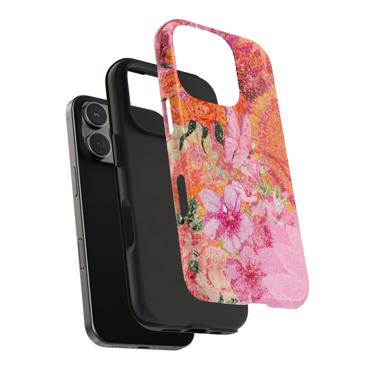 vibrant floral phone case