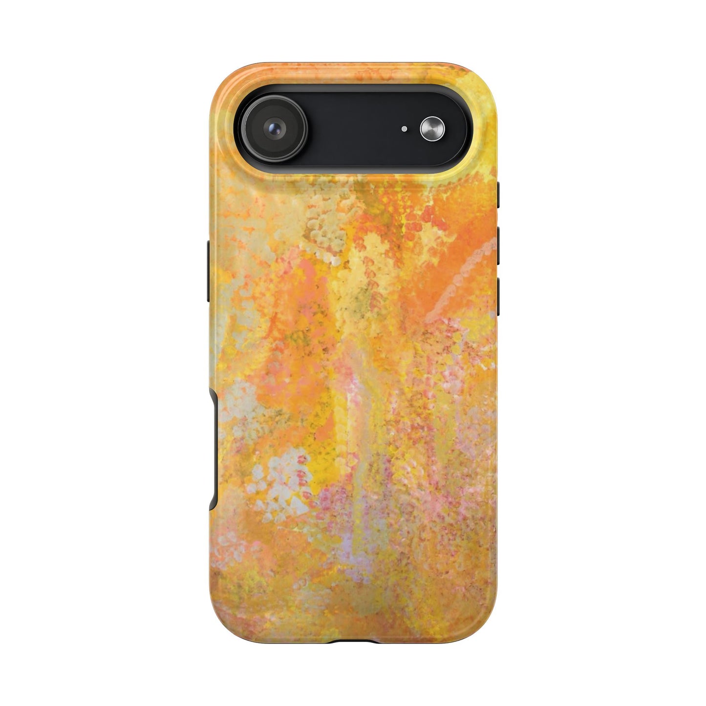 vibrant yellow phone case