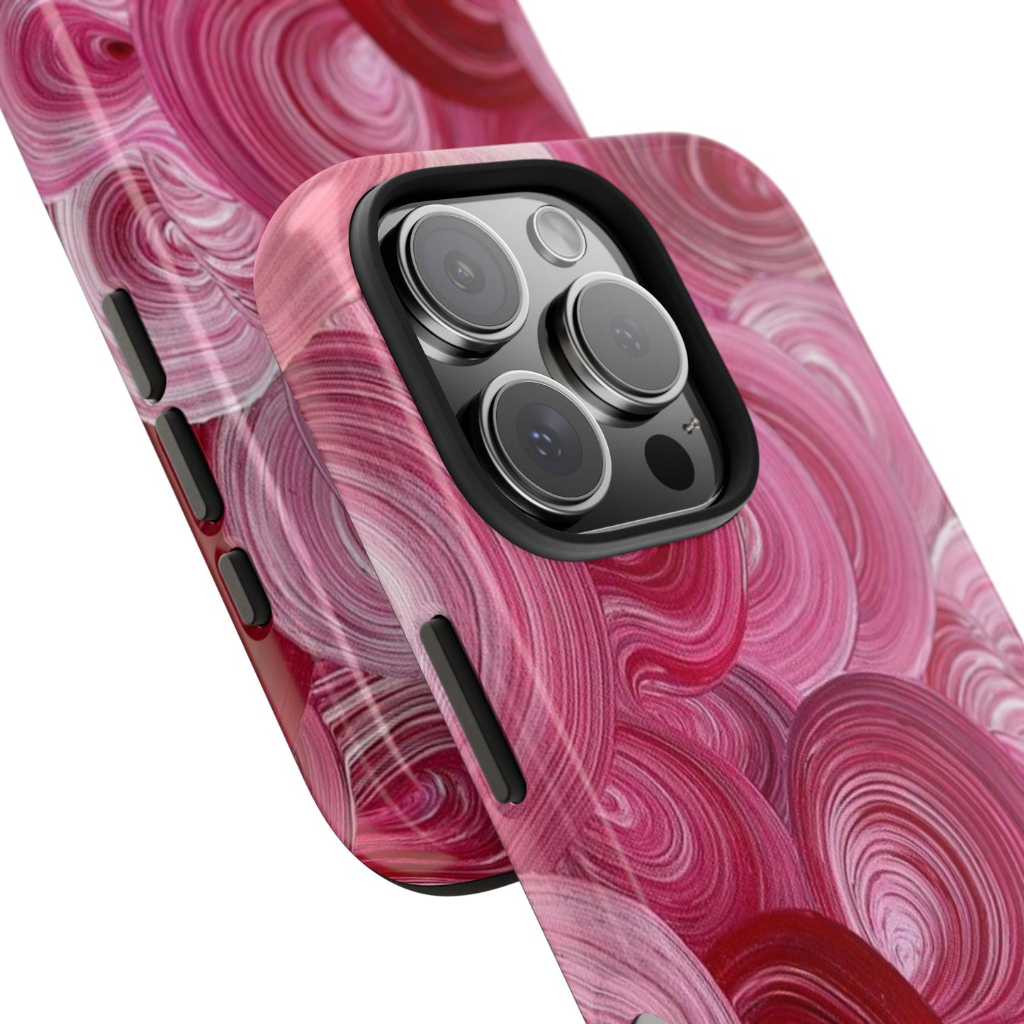 pink swirl phone case