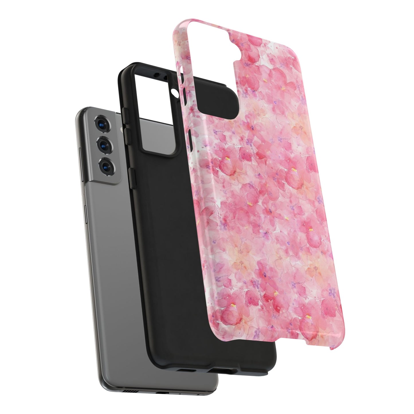 pink floral phone case